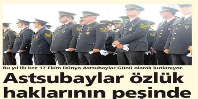 TSK’nın mahsun, ötelenmiş, incinmiş evlatları!