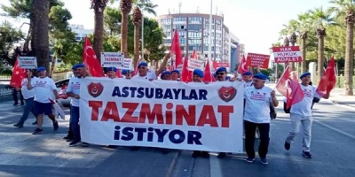 Devletin teminatı Emekli Assubaylar sokakta hak arıyor