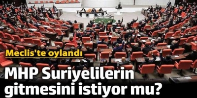 MHP Suriyelilerin gitmesini istiyor mu?
