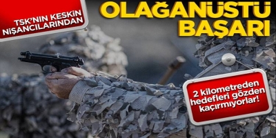 TSK’nın göz dolduran kıymetli keskin nişancıları