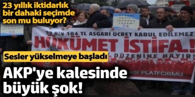 23 yıllık akp iktidarı son mu buluyor? 