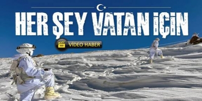 Mehmetçik zorlu kış şartlarına rağmen görevini icra ediyor