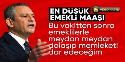 Özgür Özel: Memleketi onlara dar edeceğiz