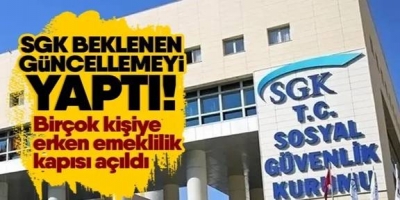 SGK’den 5 yıl erken emeklilik fırsatı: Kimler yararlanabilir?