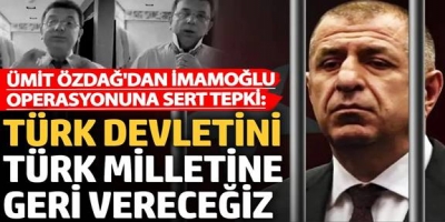 Türk devletini, Türk milletine geri vereceğiz