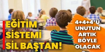 Lisede zorunlu eğitim kalkıyor mu? 4+4+4 değişiyor mu? 