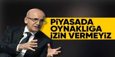 Mehmet Şimşek, 'piyasadaki dalgalanmaları' değerlendirdi