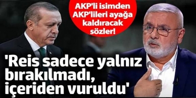 Metiner: 'Reis sadece yalnız bırakılmadı, içeriden de vuruldu'