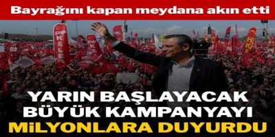 Yüz binler İmamoğlu mitinginde!
