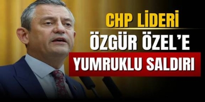 Cenaze töreninde gerginlik: CHP Lideri Özel'e yumruklu saldırı