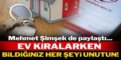 Ev kiralarken bildiğiniz her şeyi unutun