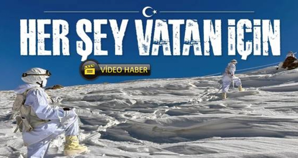 Mehmetçik zorlu kış şartlarına rağmen görevini icra ediyor